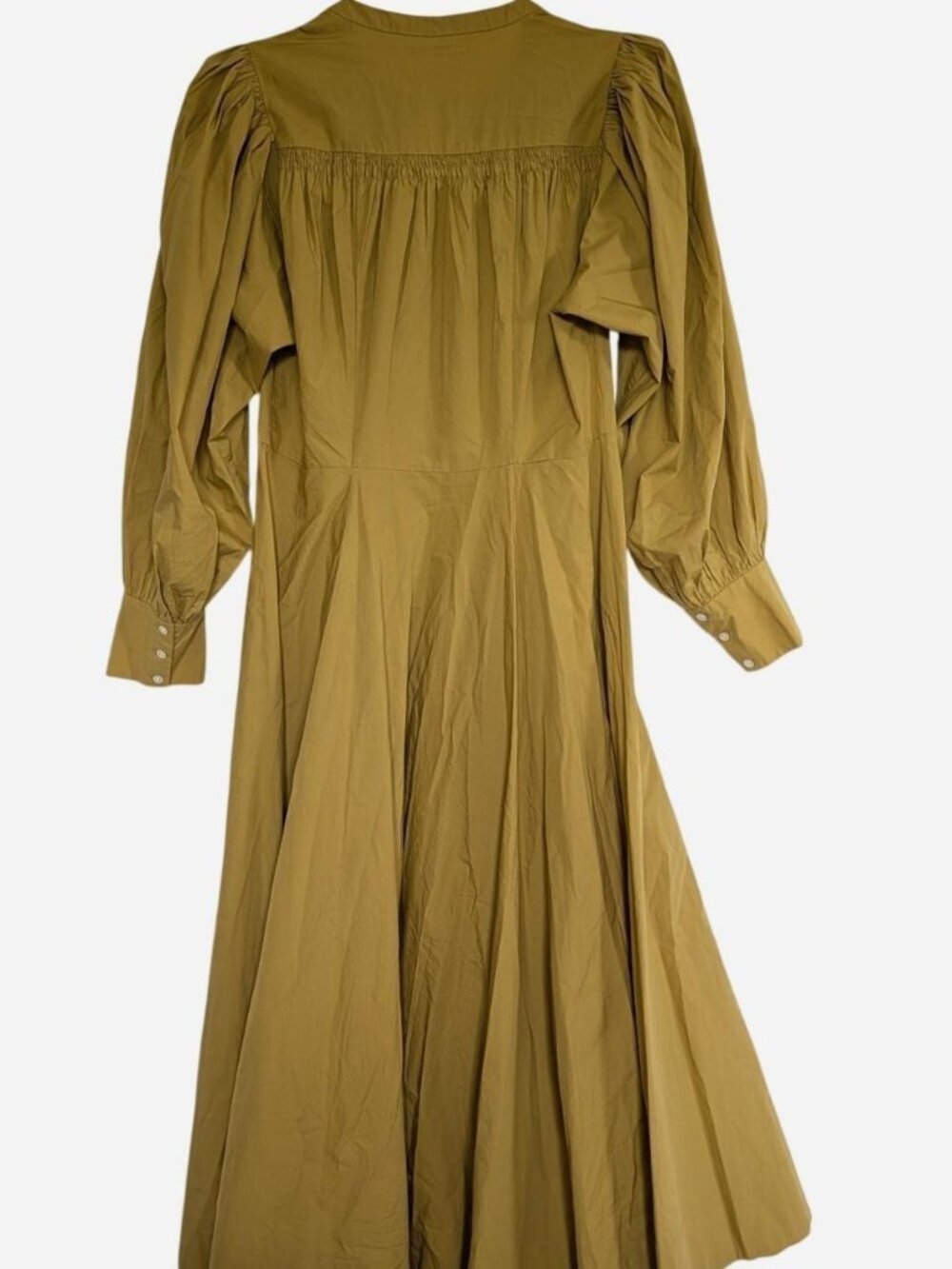 🍂 DÔEN Edlynne | Archival Oregano Gold Poet Dress - Picture 7 of 8